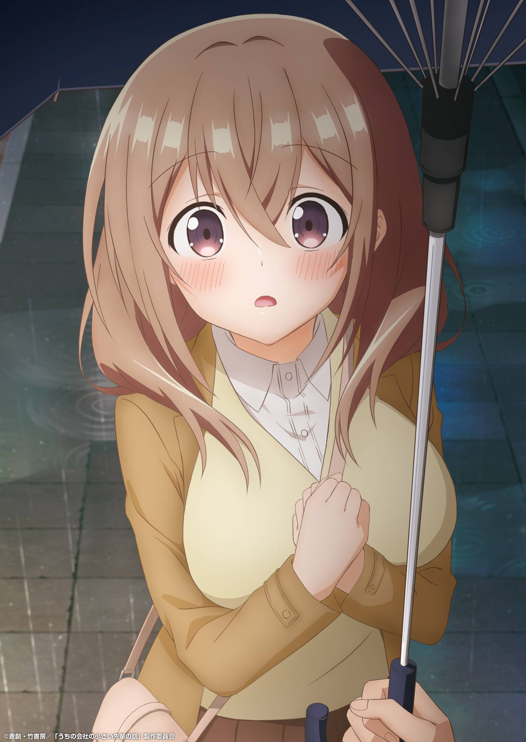 うちの会社の小さい先輩の話 立花日菜 直筆サイン入り ポスター 夏アニメ「うちの会社の小さい先輩の話」詩織里先輩（CV.立花日